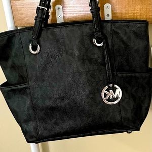 Michael Kors Signature Black Large Tote